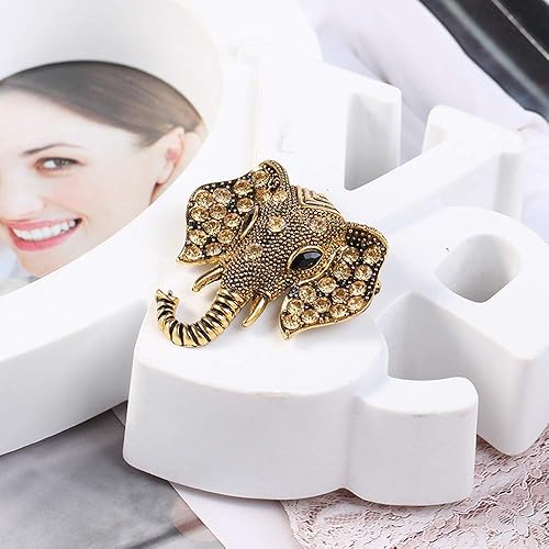 Miniatura 4 de Broches bonitos de animales chapados en oro rosa y platino broche de cristal brillante completo broche de ojo de gato rosa