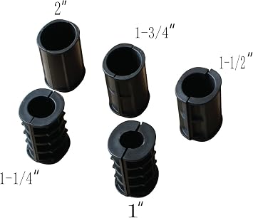 Brocraft Boat T-TOP Rod Holder/Clamp-On Rod Holder - Silver Aluminum - Horizontal Mount - Fits 1 to 2 O.D. Pipe