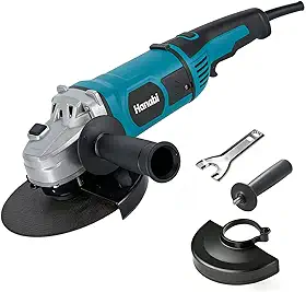 Hanabi Esmerilhadeira com Controle de Velocidade 220v Lixadeira Esmerilhadeira 7 Polegadas 180mm 2000W Angular 6 Velocidades 8000Rpm