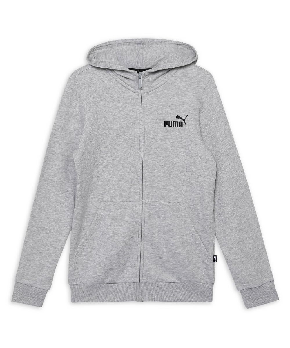 Puma Girl's A-Line Coat (587033_Light Gray Heather : Amazon.in