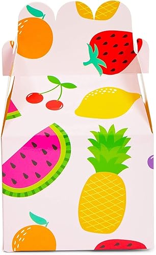 Miniatura 5 de Sparkle and Bash Paquete de 36 cajas de recuerdo de fiesta Twotti Frutti, decoraciones de segundo cumpleaños (3.5 x 2.75 pulgadas)