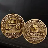 Coleção de moedas comemorativas da liberdade do 250º aniversário (1776-2025) (D)