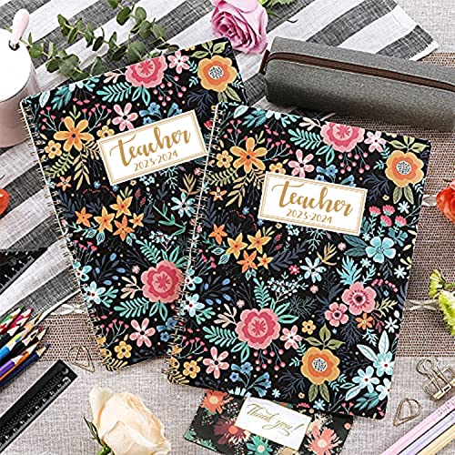 Teacher Planner 2023-2024 - Weekly & Monthly Lesson Plan Book, July 2023 - June 2024, 8" X 10", Academic Planner With Twin-Wire Binding For Teachers #TOP5