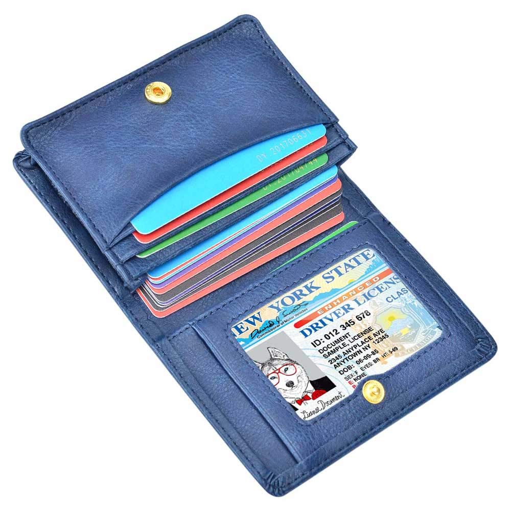 XEYOU Women's Card Case Wallet Credit Card Holder Name Card Case Front Pocket Wallet for Ladies