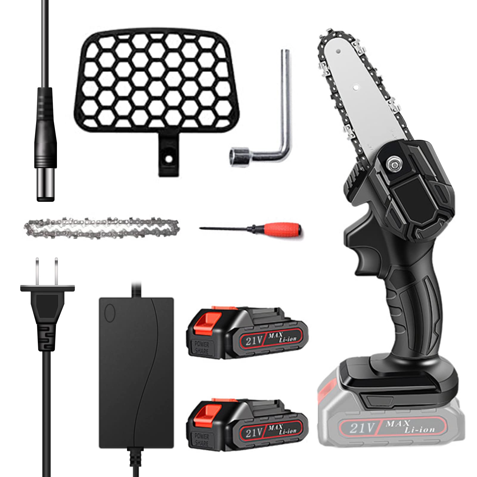 Buy Mini Chainsaw, Handheld Cordless Electric Chainsaw,Battery Powered