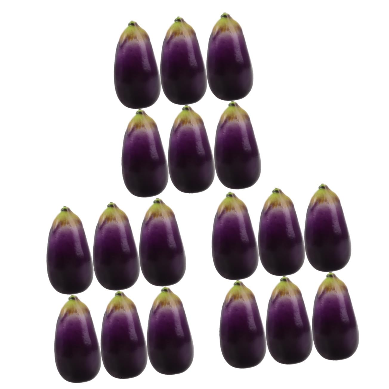Cabilock 3 Sätze Simulation Aubergine Pflanzendekorationen Gemüse Für Pflanzen Realistische Aubergine Modelle Gefälschte Auberginendekoration Pflanzliche Requisiten Schaum 6 Stück * 3