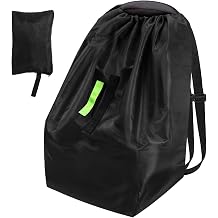 Child Car Seat Travel Bag for Airplane - Durable Aviation Travel Child Seat Covers | Waterproof and Spacious Baby Carrier Accessory, Perfect for Family and Teens Adult Road Trip and Outdoor