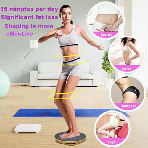 Mirotuz Placa de torção abdominal para exercícios, disco de torção de cintura de 30,5 cm, disco de t