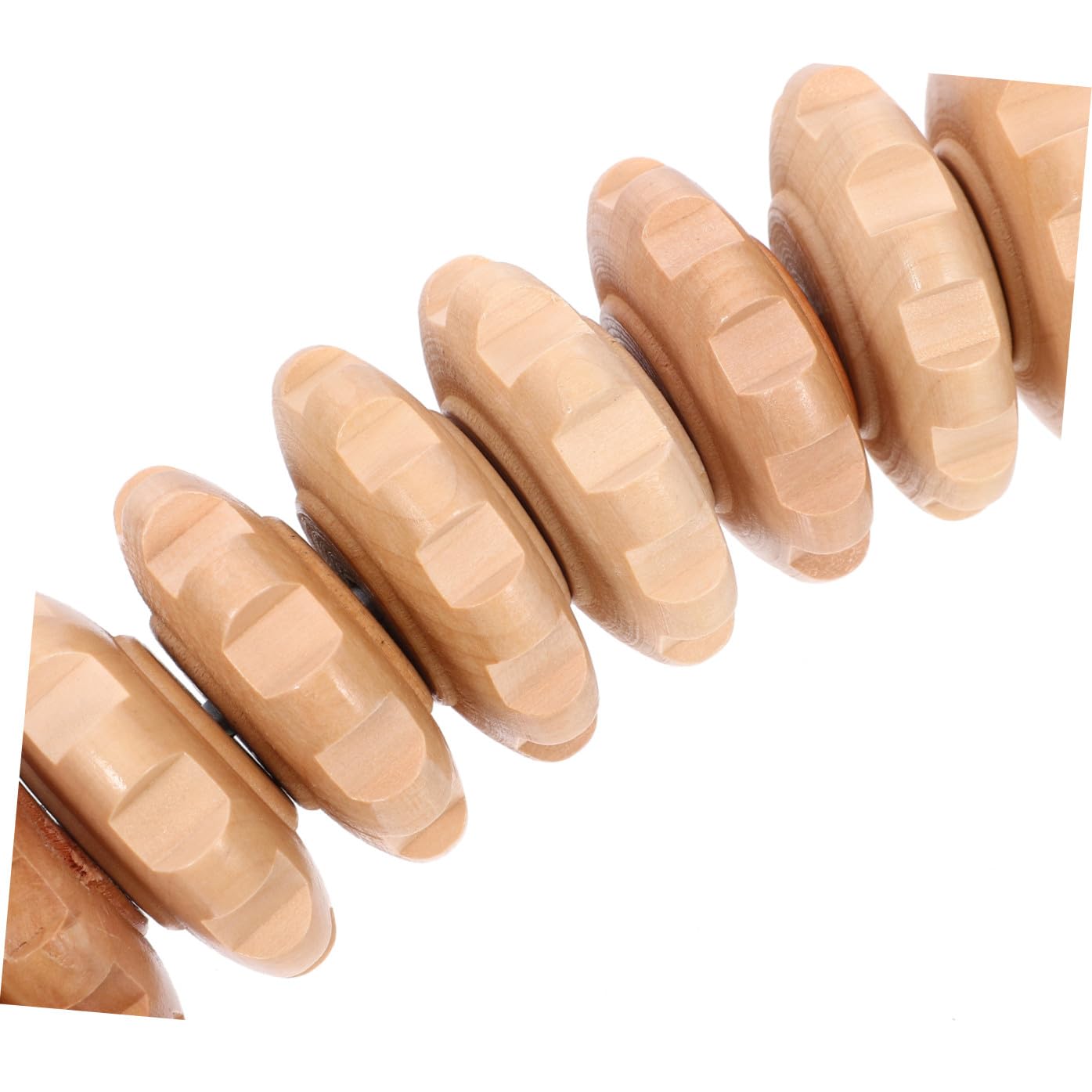 Massaggiatore in Legno Portatile Khaki per Schiena e Collo | Set 1 Pezzo, Design Leggero e Pratico, Facile da Trasportare e Riporre