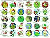 30 Precut Bottle Cap Images Holiday Set 1