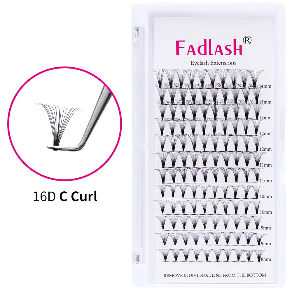 Volumen Ruso 10D 0.07mm C Curl 15mm Prefabricados Extensiones de Pestañas Volume Lashes Extension Ruso Pestañas — view 248