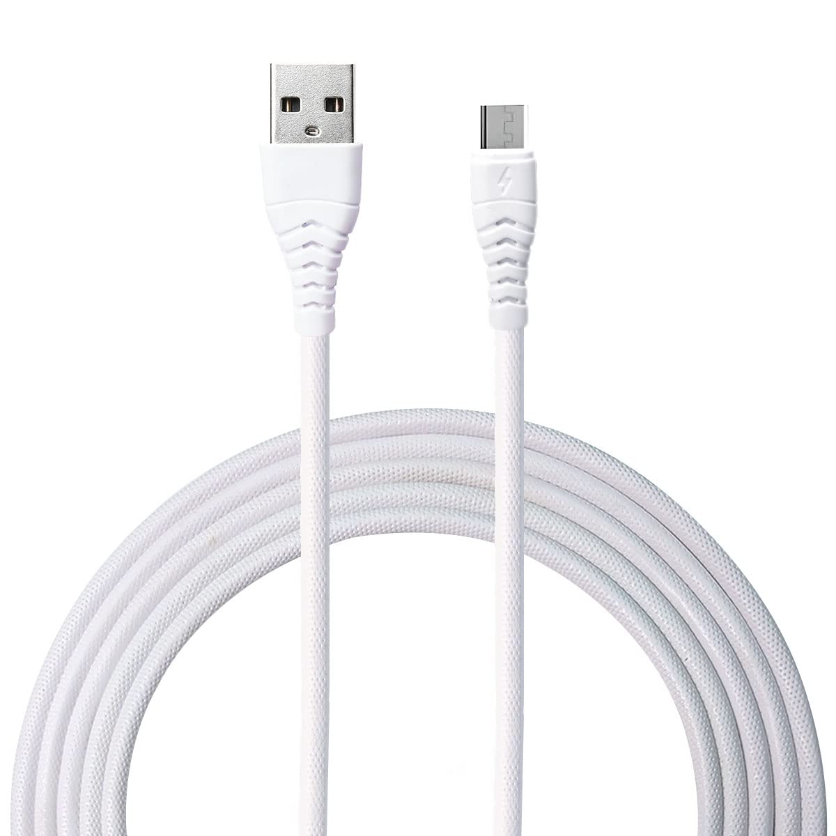 LIRAMARK Micro USB 3.4 Amp | 20W Fast Charging Cable | Unbreakable Rugged & Durable | Quick Charge (QC) Compatible | Made in India | Length (1.2 Metre) - White (B0BZVPWWRP) Amazon Price History, Amazon Price Tracker