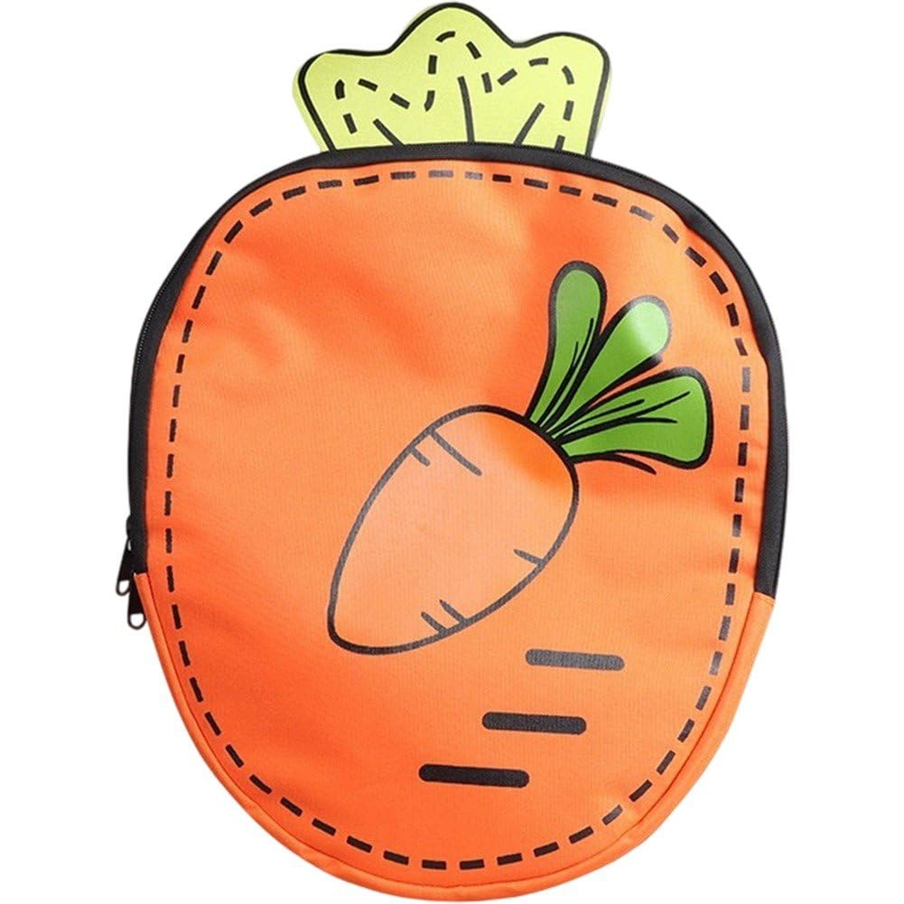 Sac de badminton portable enfants style carotte pour l'école et le sport