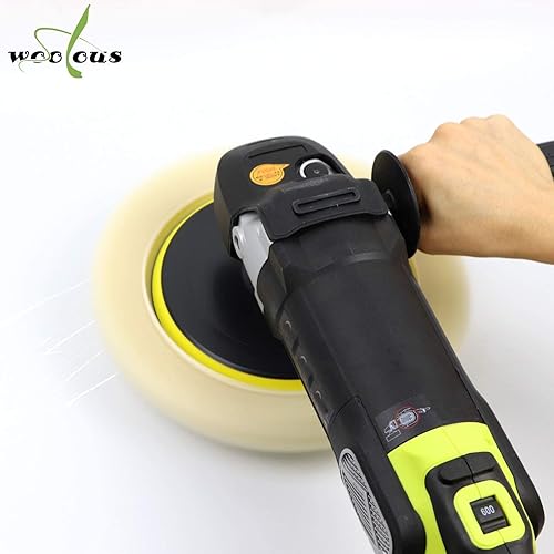 Miniatura 5 de Almohadilla de pulido de lana  Almohadilla de pulido de lana pura de 6 pulgadas con gancho y bucle para automóvil, motocicleta y muebles, pulidora