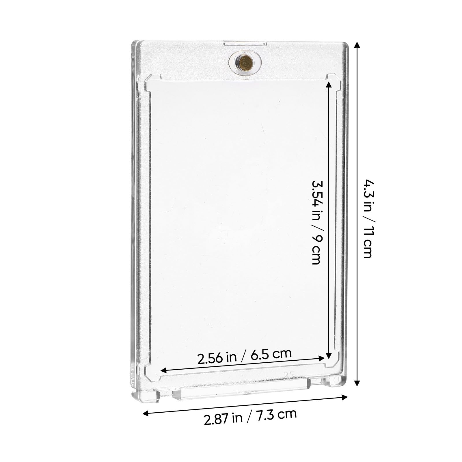 DOITOOL 30 Pièces Porte-cartes Magnétique Transparent en Plastique