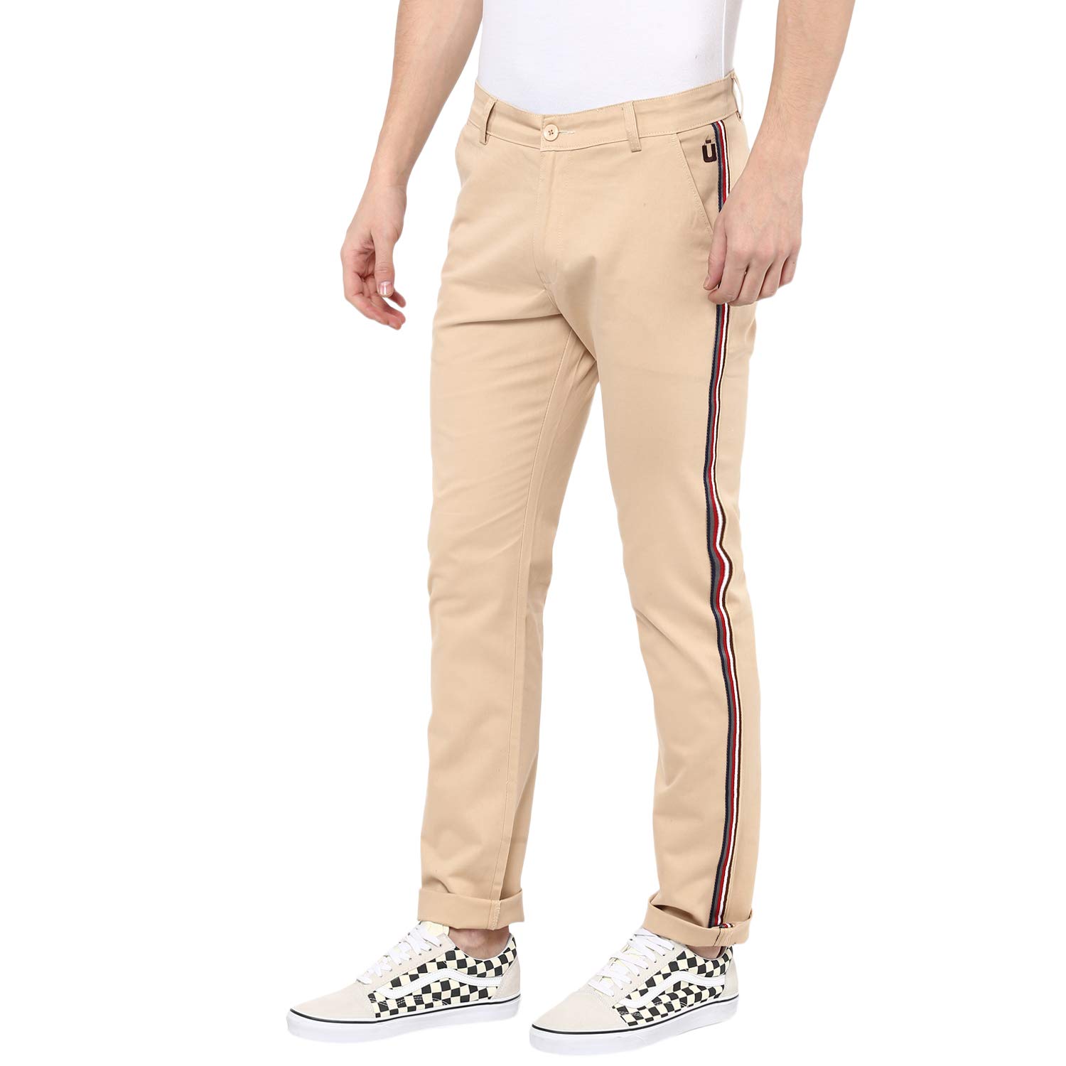 Urbano Fashion Men's Slim Fit Chinos