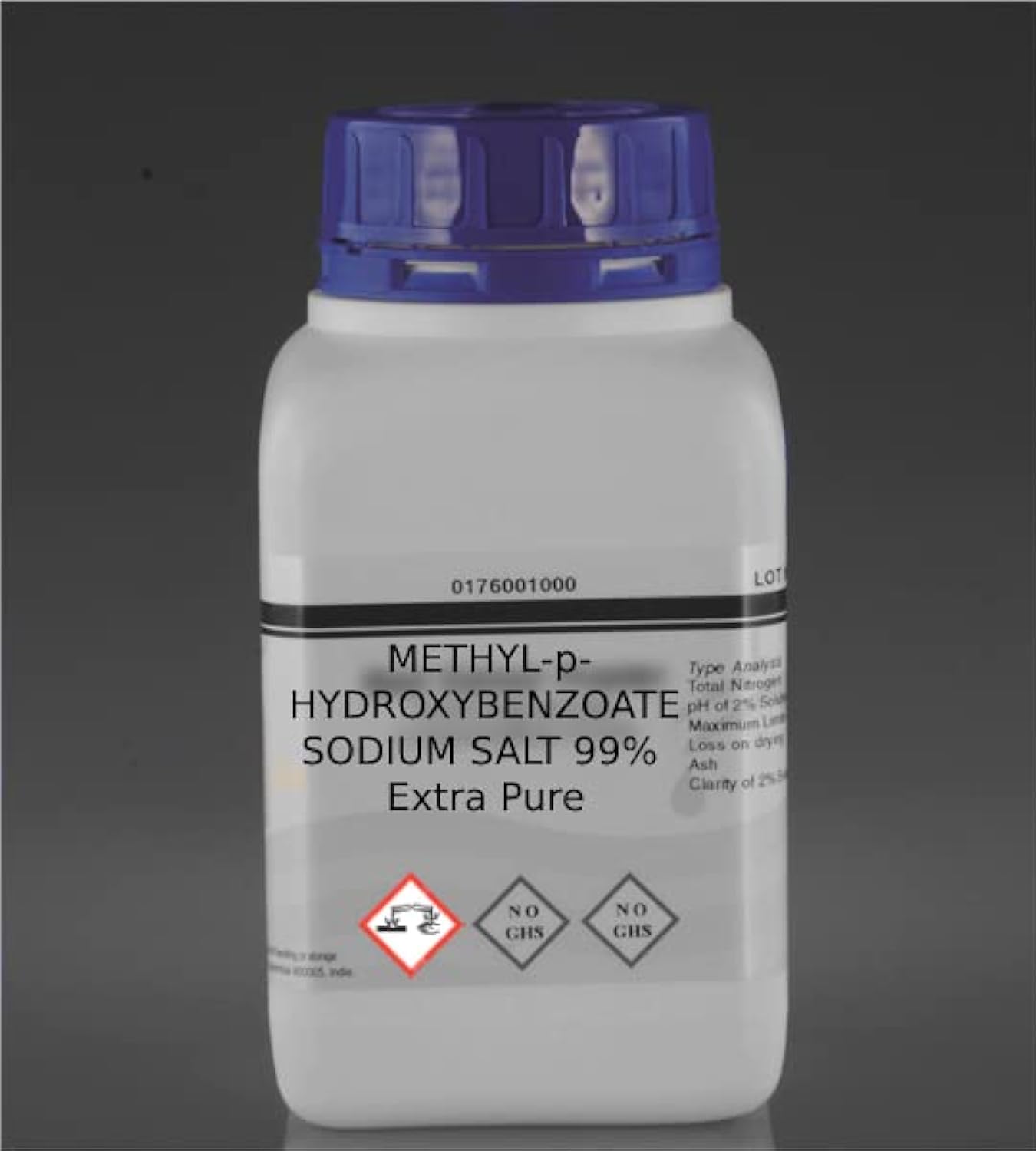 King Mariot Medical Equipments 250g METHYL-p-HYDROXYBENZOATE SODIUM SALT Extra Pure C8H7NaO3 Methylis parahydroxybenzoas natricum; Sodium methyl 4-hydroxybenzoate; Methyl paraben sodium