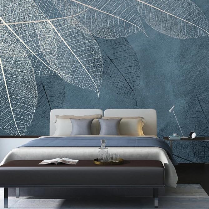 Photo murale 3D feuilles de plantes papier peint haut de gamme pour salon