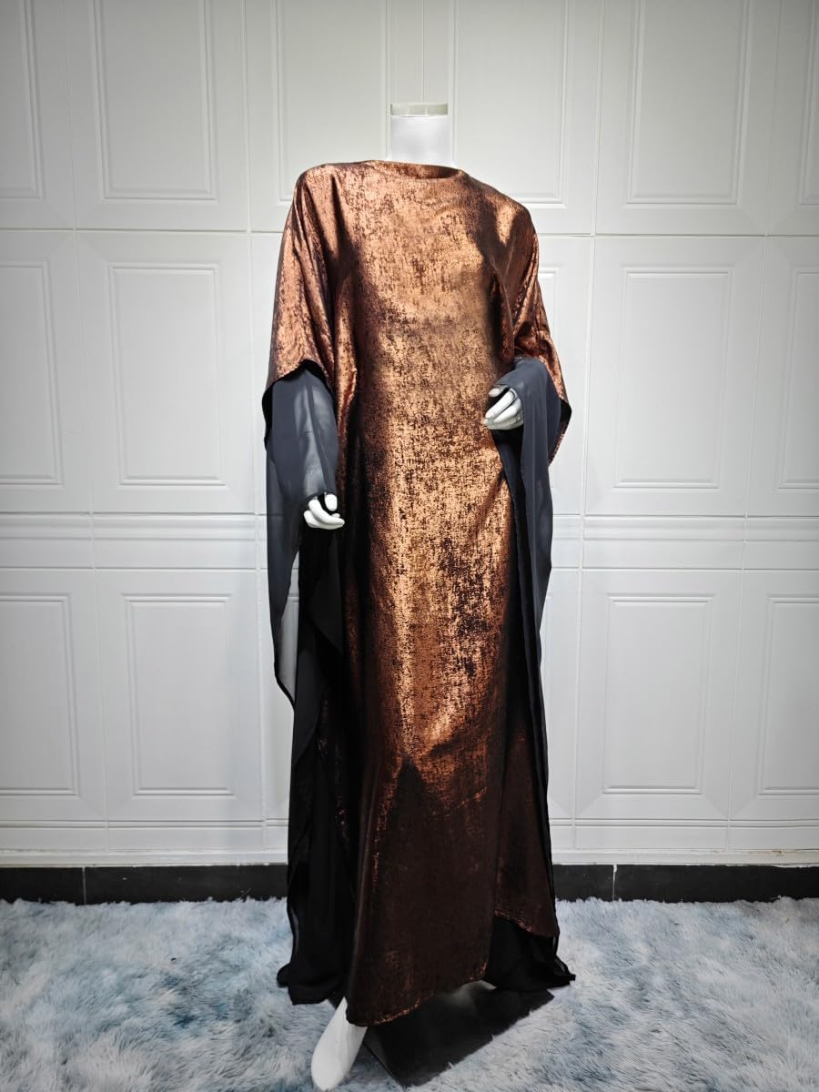 Kaftan Abaya Dress Dubai Style Abaya Daily Smooth Flowy Muslim Women Clothes