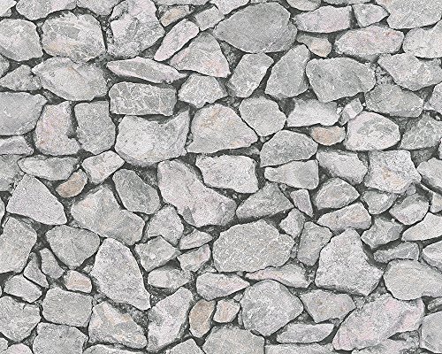 A.S. Création Papier peint Dekora Natur 6 958352 Crème/gris Cover