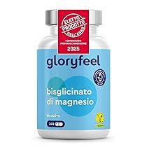 Magnesio Bisglicinato, Eletto PRODOTTO DELL’ANNO 2025, 400mg Magnesio Elementare per Dose Giornaliera, Alto Dosaggio, Scorta 2 Mesi, facilmente Digeribile e ad Alta Biodisponibilità, 100% Vegan