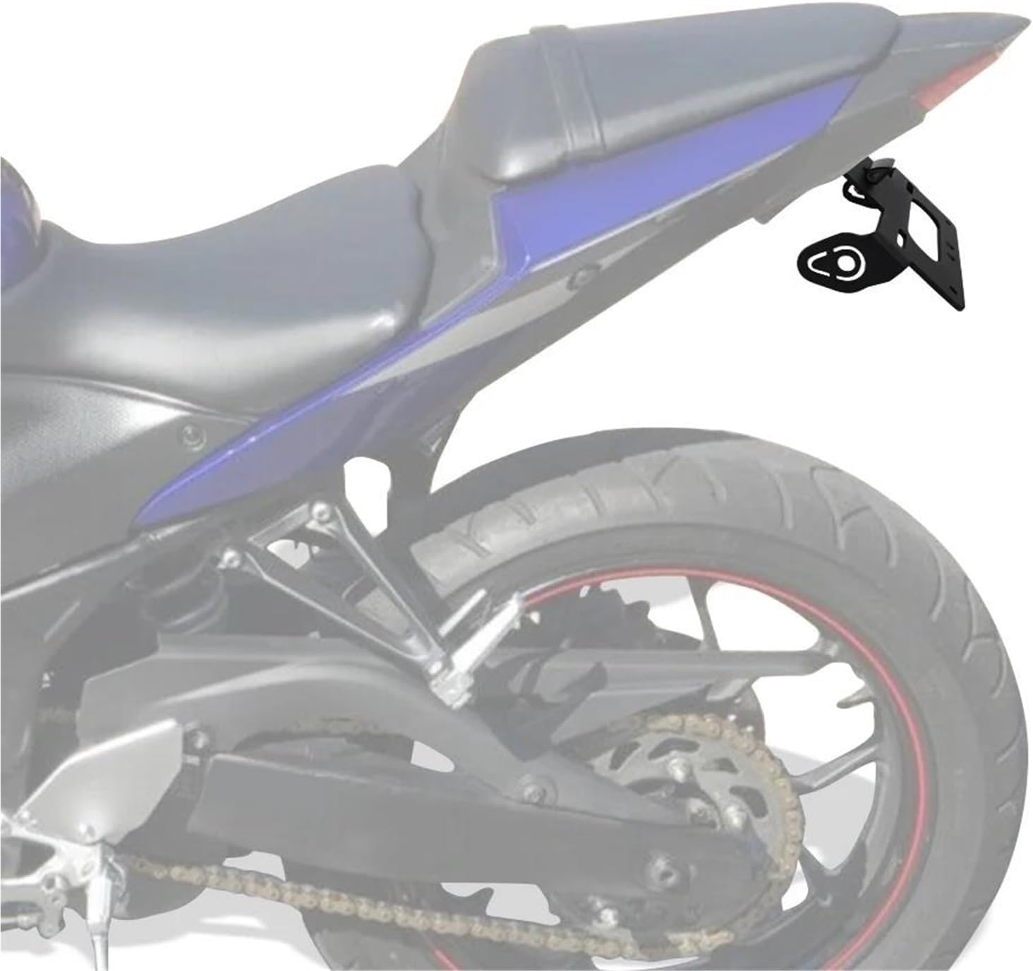のために R3 MT25 MT03 2015 のために R25 2014-2024 オートバイリアテール Tidy ナンバープレート