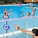 Guard Glasses Water Skipping Ball Summer Beach Ball 2-Pack Water Bouncing Balls Grip Ball for Beach Swimming Pool River Lake, Blue