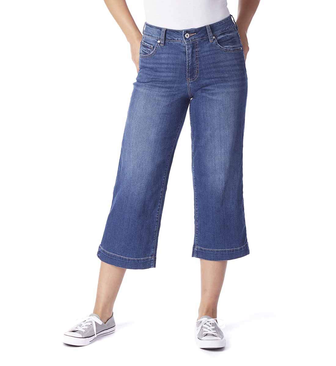 Jag JeansWomen's Lydia High Rise Wide Leg Crop