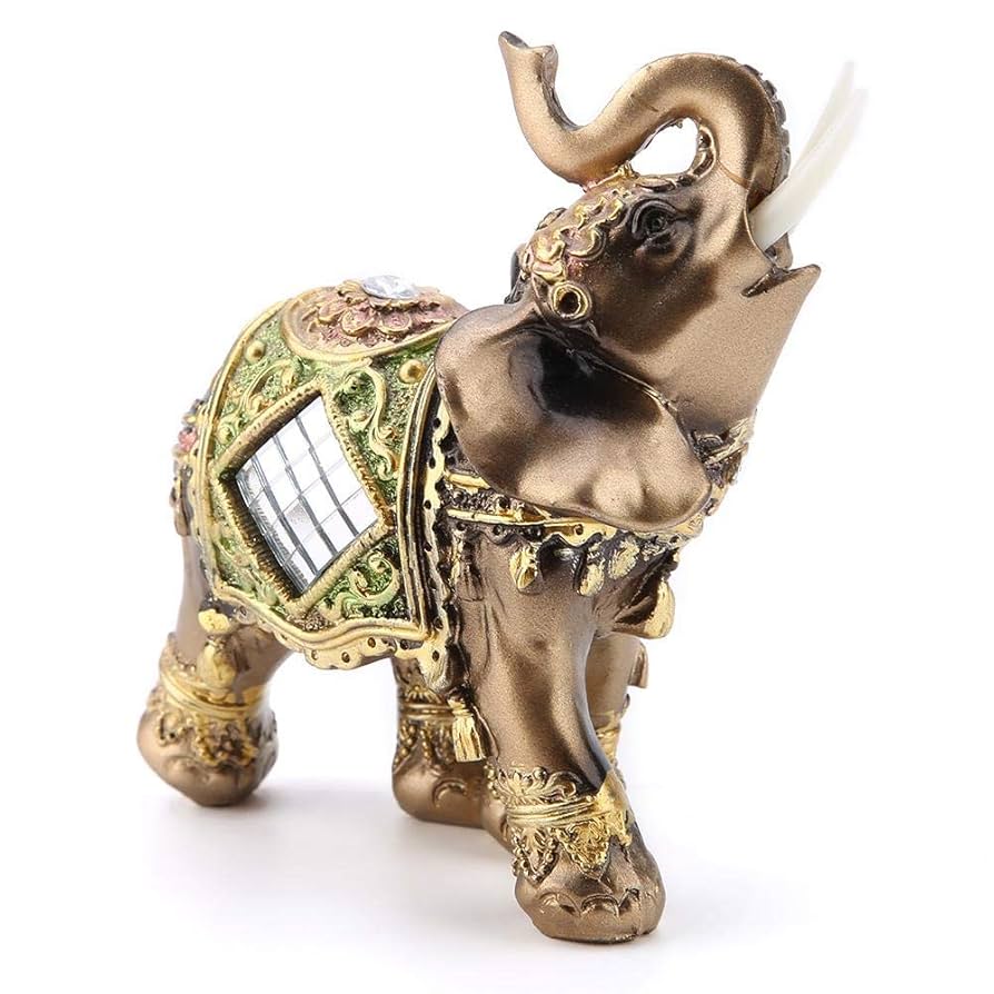 タイ製 金の象の装飾品 新品 タイ製 金の象の装飾品 新品 タイ製 金の象の装飾