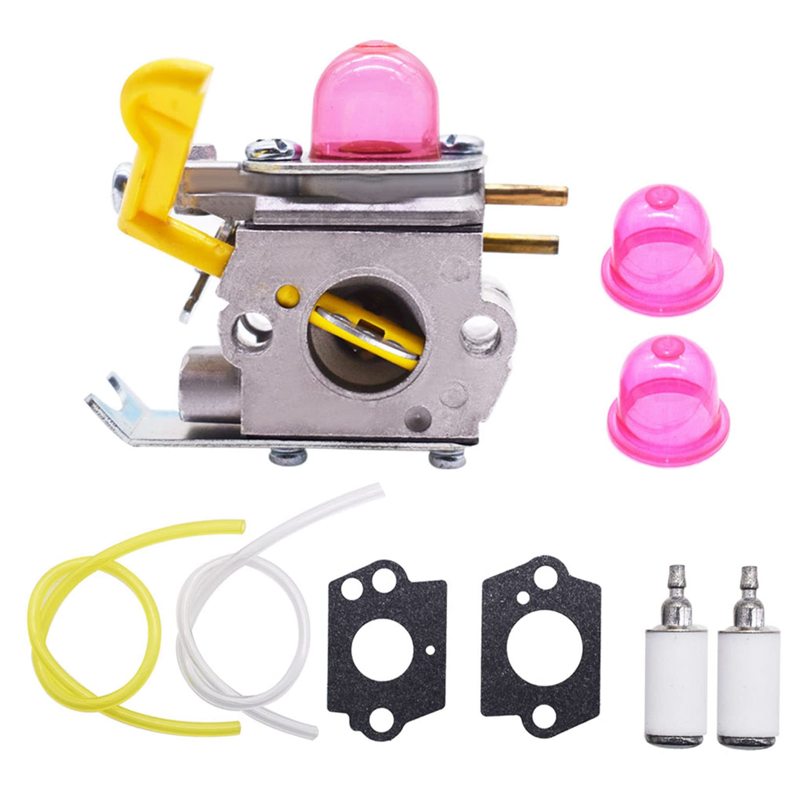 Photo 1 of raseparter C1U-W18 Carburetor Replacement for Featherlite Weedeater FX265 TE475Y FL25C SST25 FL20 FL20C FL26 FX26S XT260 SST25C String Trimmer
