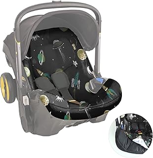 UKJE Protective Car Seat Stroller Cover Compatible with Doona Car Seat - Protector, Cotton Cover, Infant Car Seat Liner - Newborn Car Seat Accessories - Easy to Clean - Easy to Install (Space)
