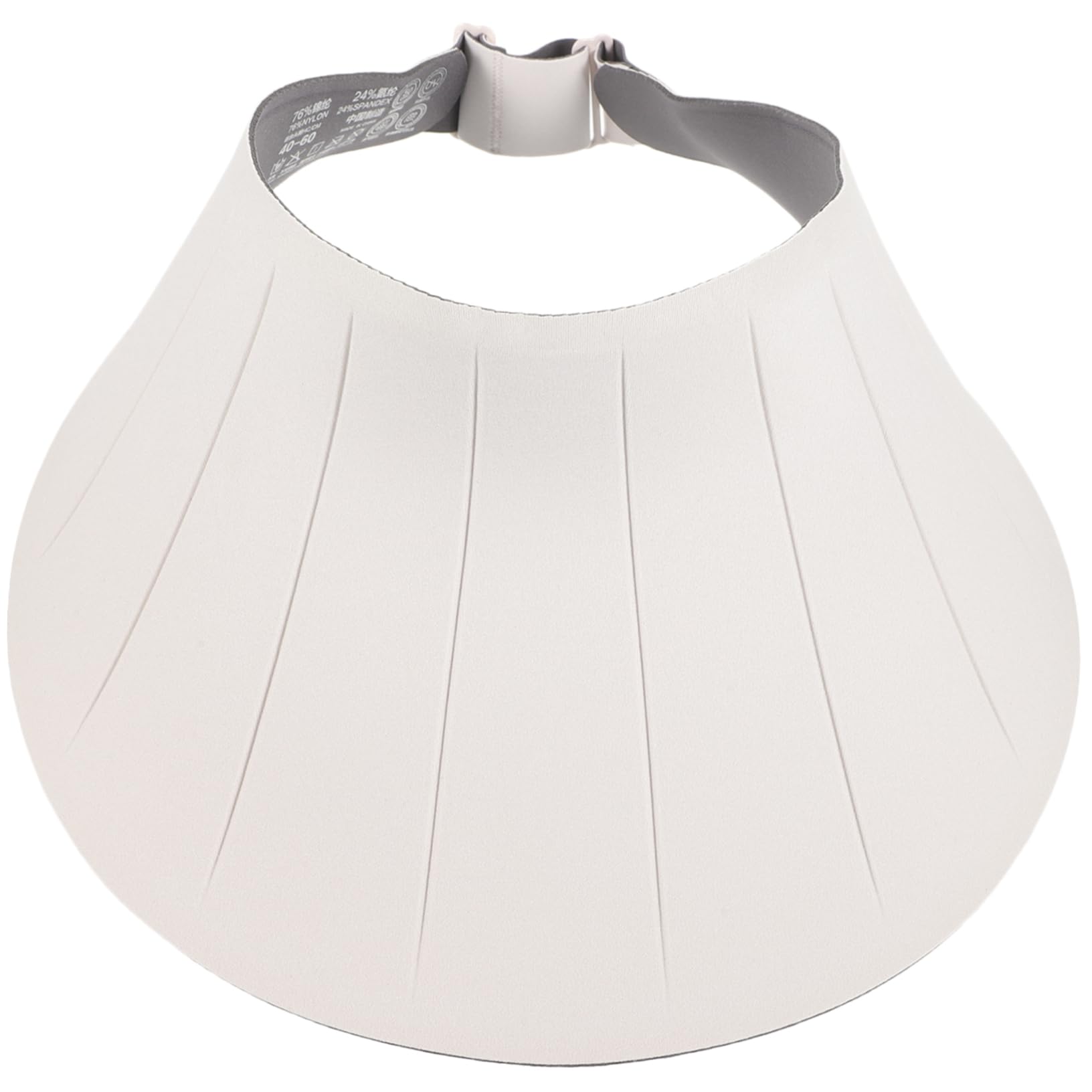 Visera Solar de ala Ancha en Color Marfil Xmz265 para Mujer