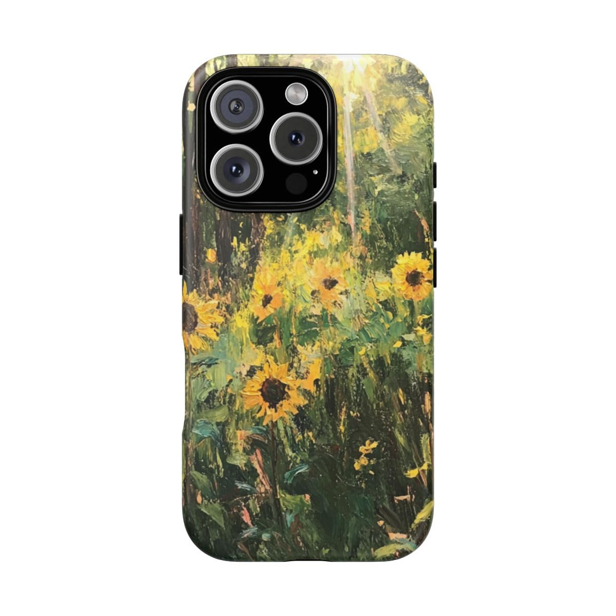 Coque rigide mate iPhone 16 Pro finition premium forêt de luxe - 5