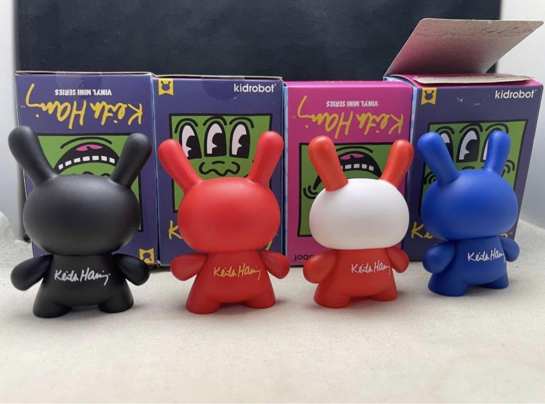 Amazon.co.jp: キースヘリング キッドロボット フィギュア 4個SET