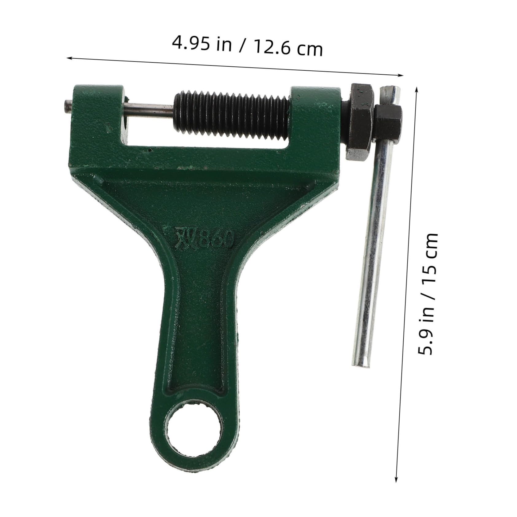 CHILDWEET Herramienta para Romper Cadenas Agrícolas, Cortador y Extractor de Pasadores, Metal Verde, para Desmontar Cadenas de Maquinaria Agrícola Alta Eficiencia