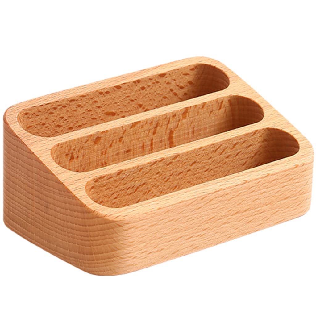 MOBYGKFY Wallet Holder, Business Card, , Picture , Wooden Storage Box