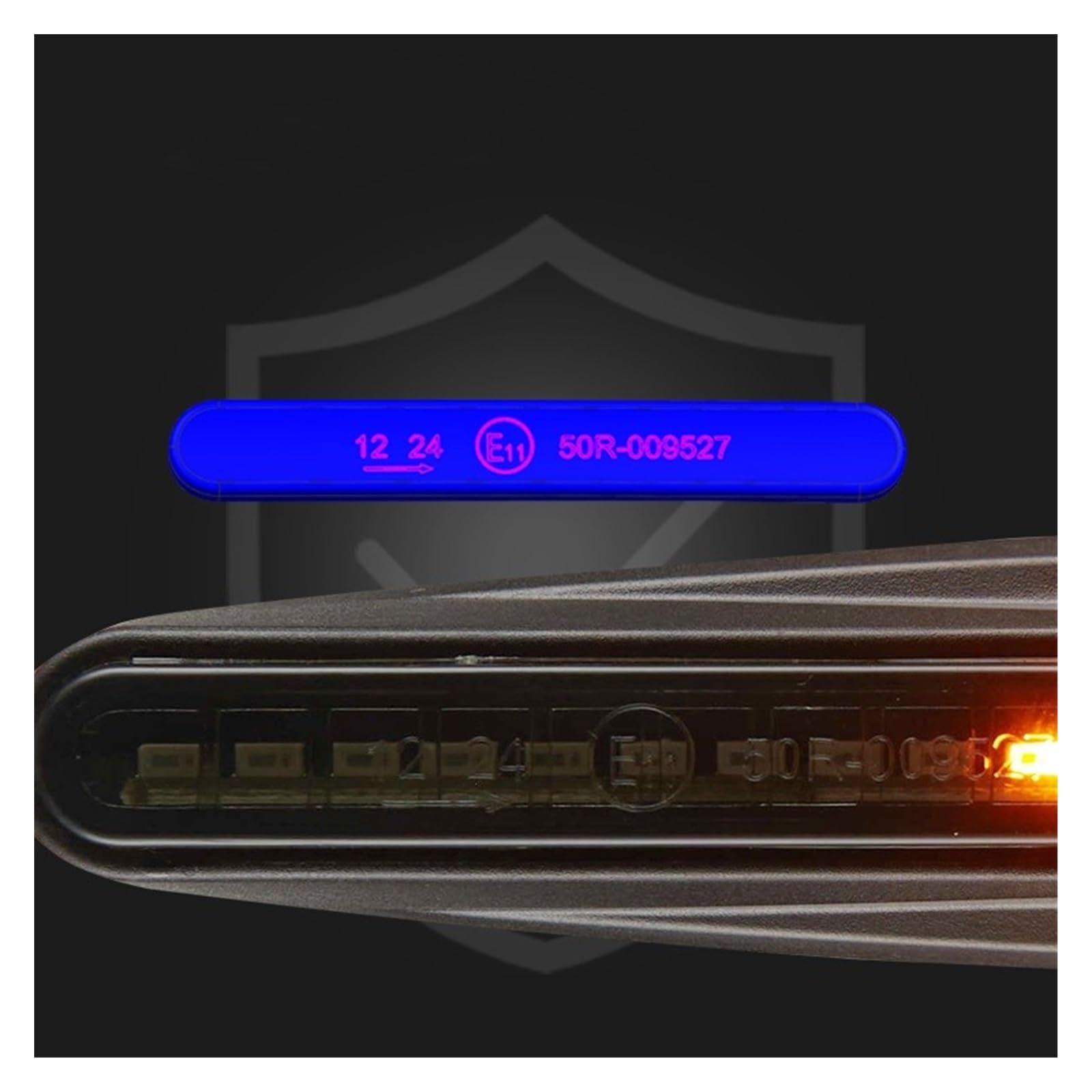 Indicador LED De Señales De Giro, Luz para Motocicleta, Relé Incorporado, Luz Intermitente para Motocicleta, Luz Motocicleta para Hon&da para Yam&aha Intermitentes Luces