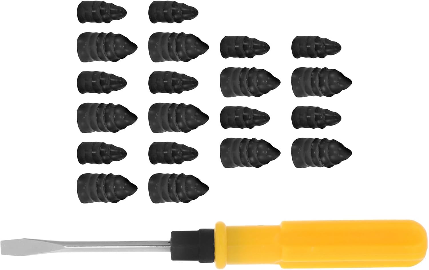ORFOFE Tire Plug Kit with Rubber Screw for Tubeless Tire Repair