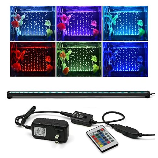 Fish Tank Light KAPATA RGB Color Changing Underwater Lighting for All Water Fish Tank 88cm/35inch