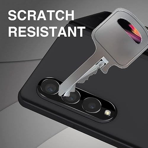 Miniatura 5 de [Paquete de 2+2+2] TPU suave Flim compatible con Samsung Galaxy Z Fold 4 5G protector de pantalla de 7.6 pulgadas + protector de lente de cámara