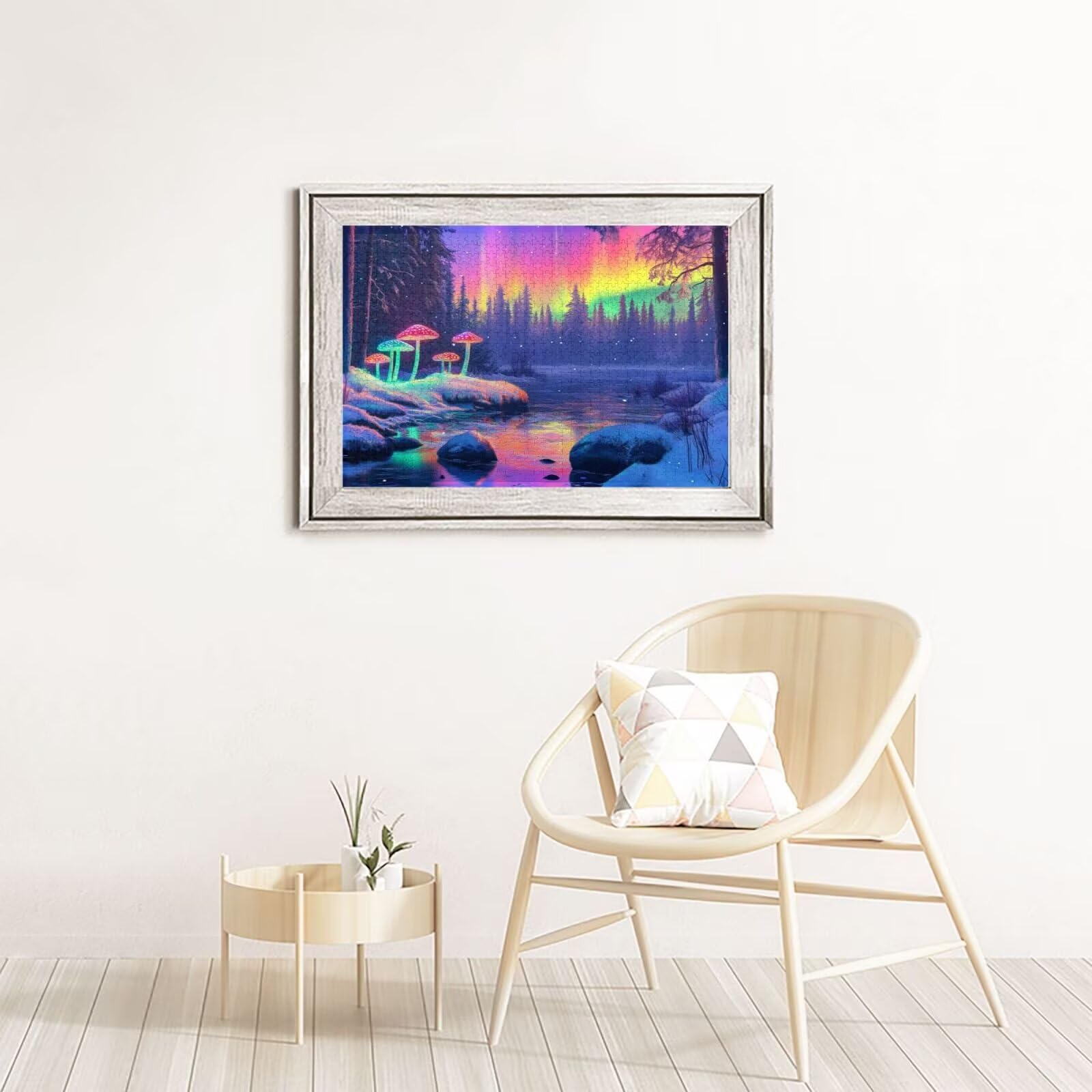 Puzzle 3000 Teile, Puzzle Erwachsene, Holzpuzzle Norwegen Impossible Jigsaw, Clevere Rätsel, HD Farbe Jigsaw mit Geschenkbox Verpackung for Room Decor, Geschenke für Frauen Landschaft 122x81cm p-335