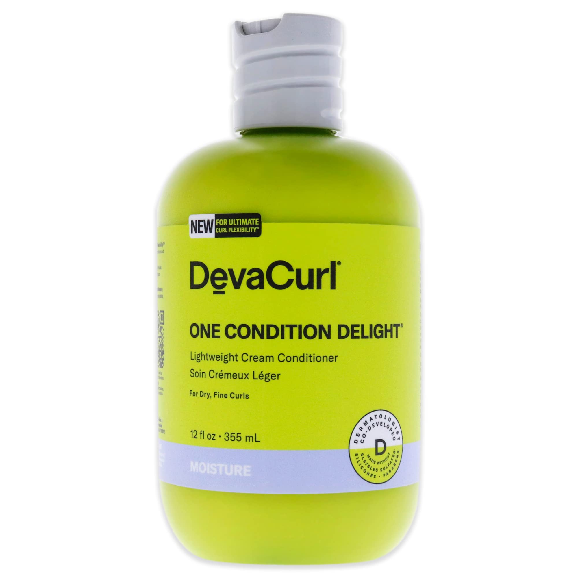DevaCurlOne Condition Delight® Lightweight Cream Conditioner, Green Oasis, 12 fl. oz.
