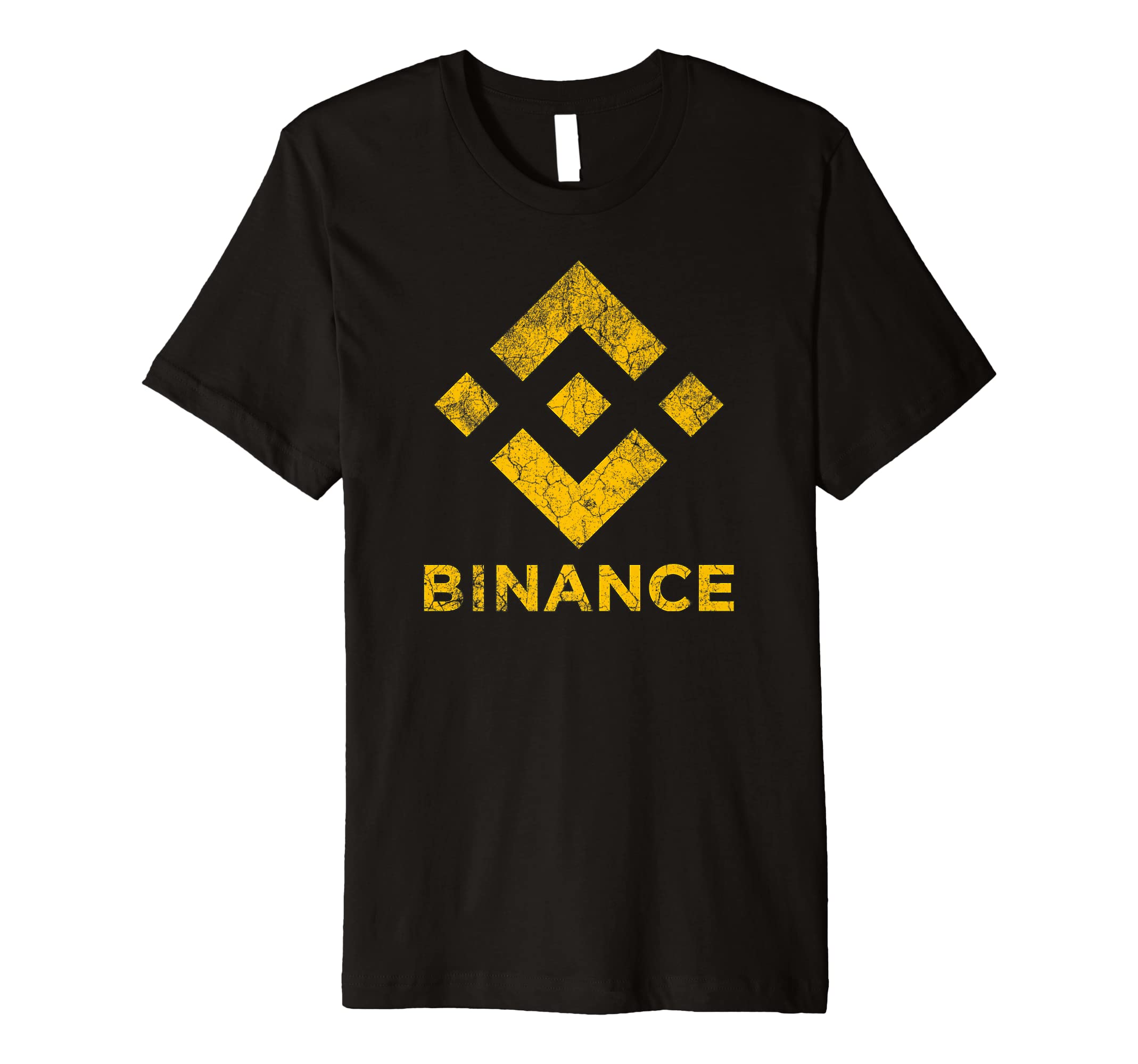 CryptoArtFolio BinanceClassic Binance BNB Crypto Vintage Digital Currency Premium T-Shirt