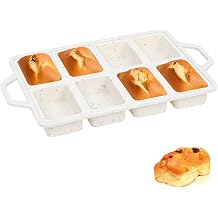 Single 8-Cavity Mini Silicone Loaf Mold, BPA-Free Reinforced Rim For Treats | Compact 8-Cavity Design Makes Mini Bites, BPA-Free Silicone And Sturdy Rim Support Easy Release For Snacks And Handmade Gifts