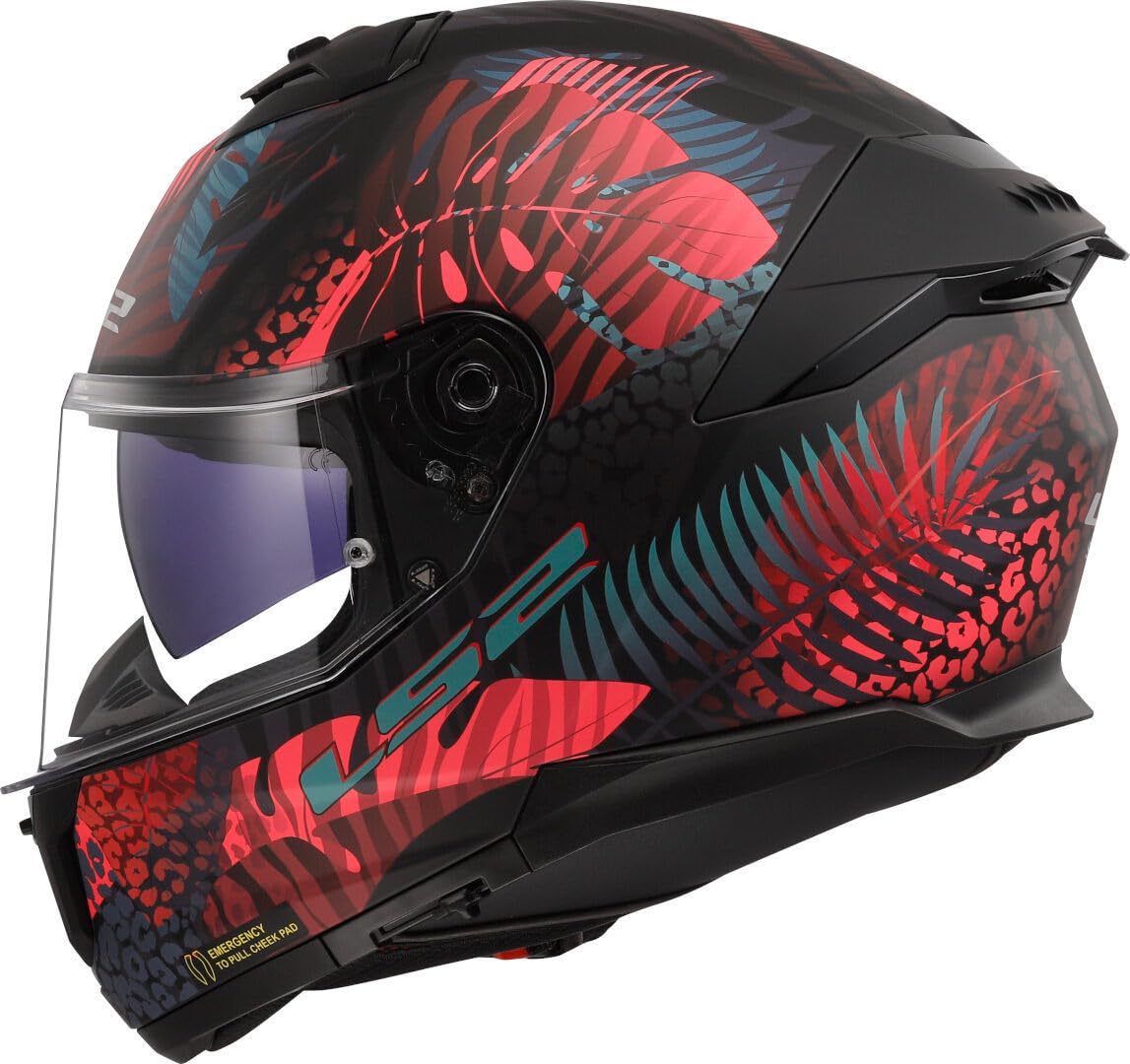 LS2, Casco Integral Moto Stream II Jungle, XS