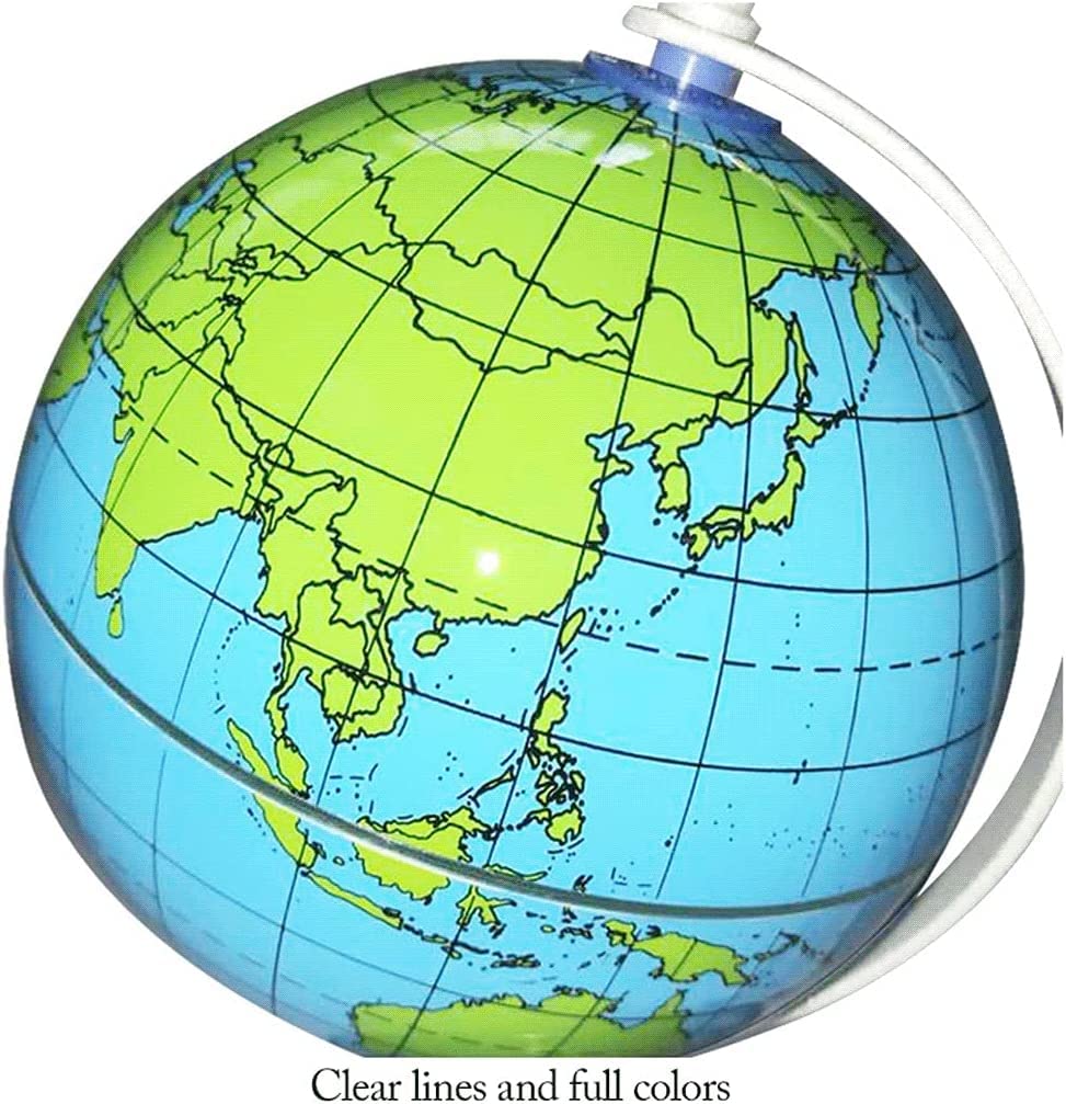 Globos Geográficos Globo terráqueo de Escritorio con Base de Metal, Globo Reutilizable para niños y Profesores, Globo geográfico pequeño, decoración del hogar para Escuela