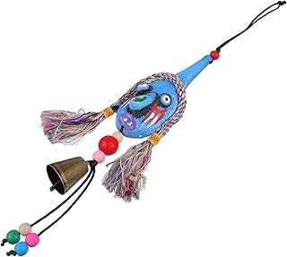 Yardenfun Sinos De Vento De Madeira Pintados À Mão Sinos De Vento De Metal Interno Sinos De Vento Para Mulheres Sinos De Interior Sinos De Vento Externos Sinos De Vento Indianos Sinos O