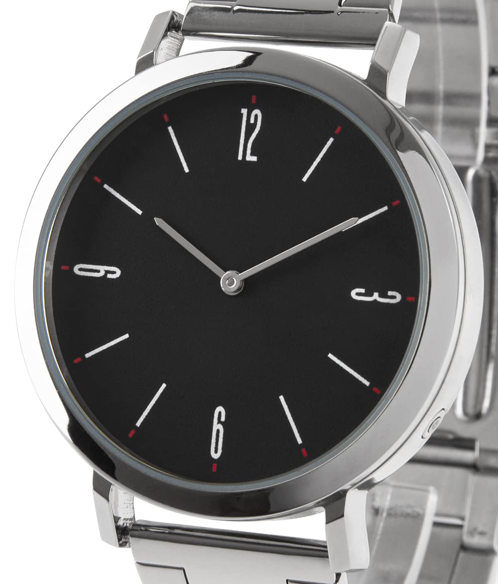 Funk-Armbanduhr Herren, mit Metall-Uhrband