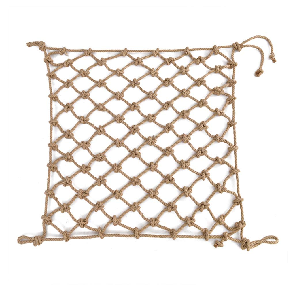 Generico Reti di carico Rete di Sicurezza per Corda di Iuta Resistente Protezione Bambini Corda per Bambini, Corda di Canapa Rete di Sicurezza per Bambini - Arrampicata e Rete Decorativa per carico R