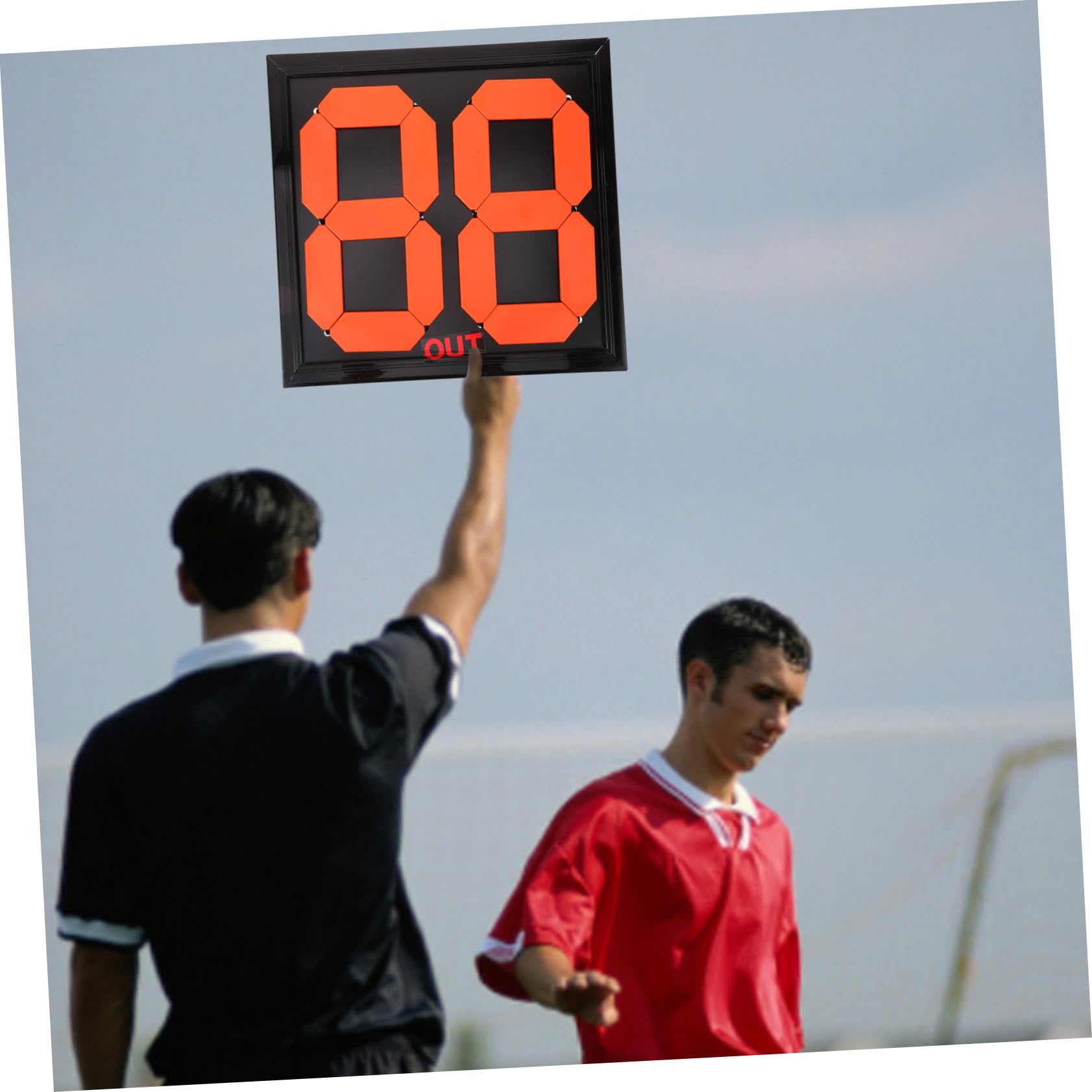 Cartellone Cambi Calcio Manuale per Arbitri, Tabellone Sostituzione | Pp, Attrezzatura per Partite di Calcio, Supporto per Sostituzioni Calcio in Gara